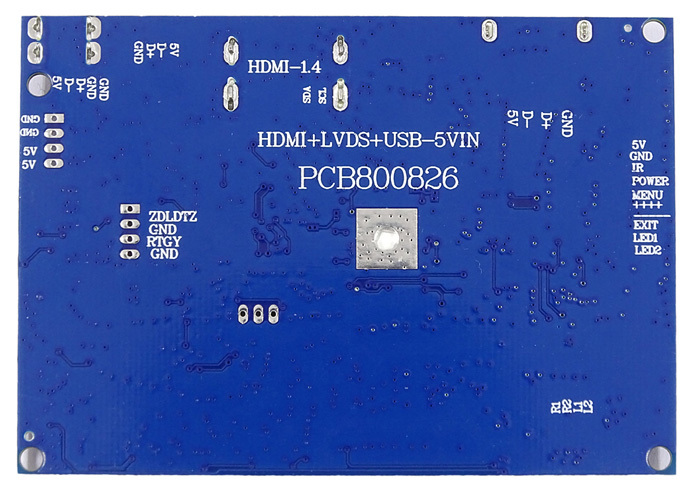 HDMI ovládací deska PCB800826 pro LVDS displeje