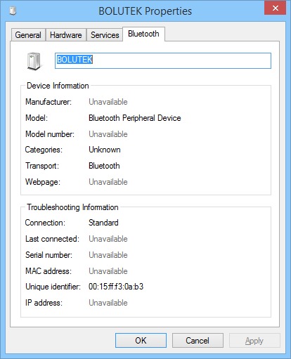 RS232 to PC via Bluetooth Module - Wireless Converter