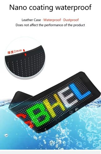 Flexibilní LED Značka pro Automobil s Bluetooth Ovládáním