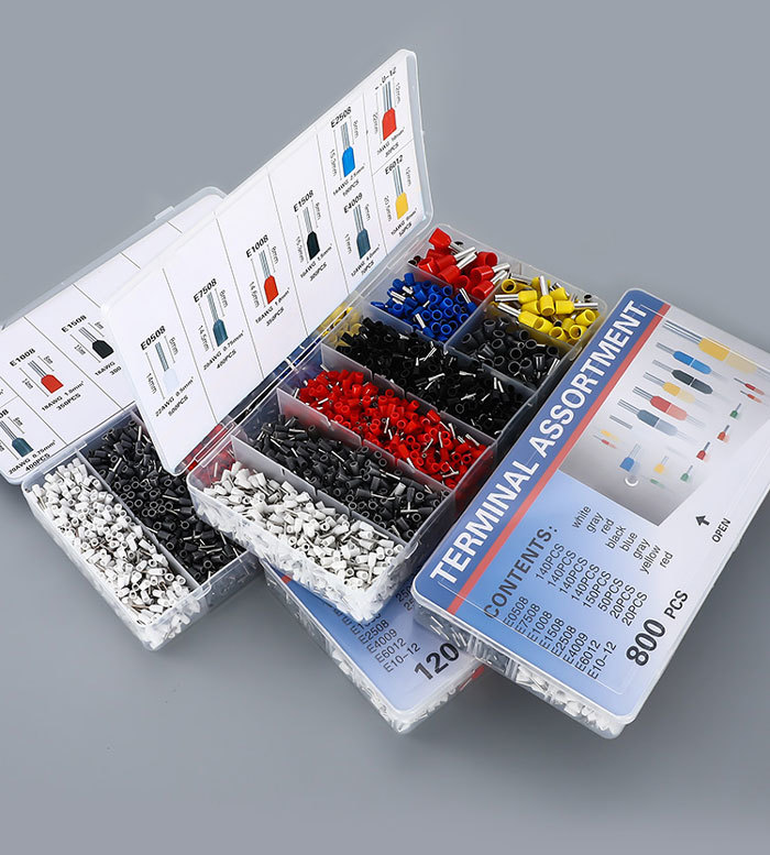 Izolované Krimpovací Dutinky - Sada 450ks s Kleštěmi HSC8 6-4A