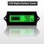 GY-6 LCD indikátor stavu baterie 12V-48V - Barva: Zelená