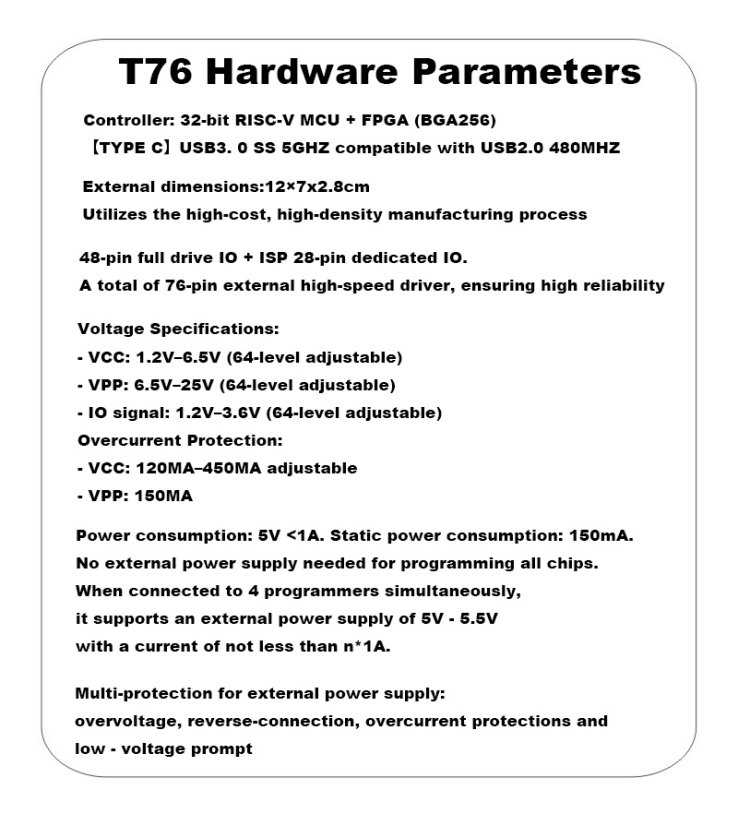 XGecu T76 USB 3.0 univerzální programátor