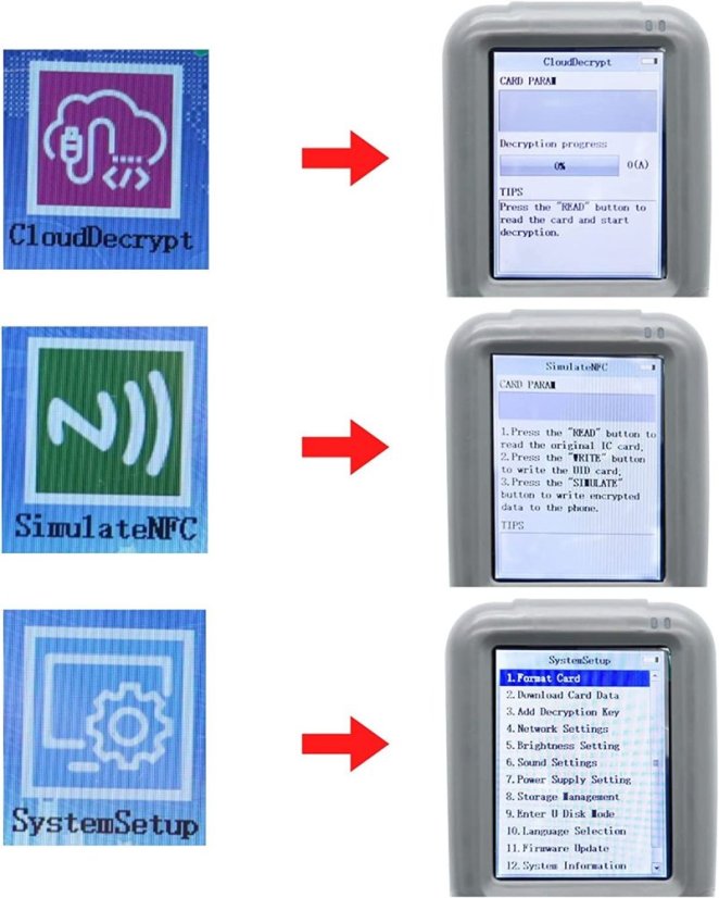 iCopy X100 - Ruční čtečka RFID čipů a karet