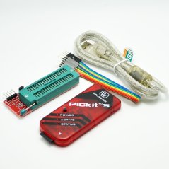 PICkit 3 - Microchip PIC Programmer Kit with Adapter