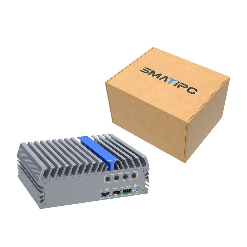 IEXP-322 Industrial PC, Intel N100, DDR5, 2× 2.5G LAN, 6× COM