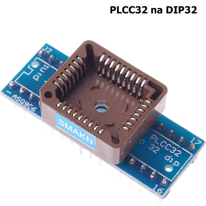 Testovací patice SMD PLCC32 na DIP32