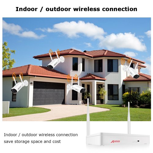 AR-D6008 4kanálový IP 3MP WiFi kamerový set