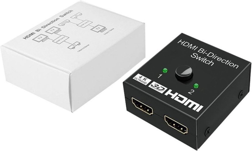 HDMI přepínač 2x1, 4K/UHD