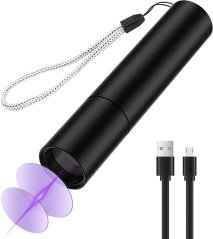 TP-165UV-1 (D02) UV LED svítilna s USB nabíjením a vestavěnou baterií 365nm