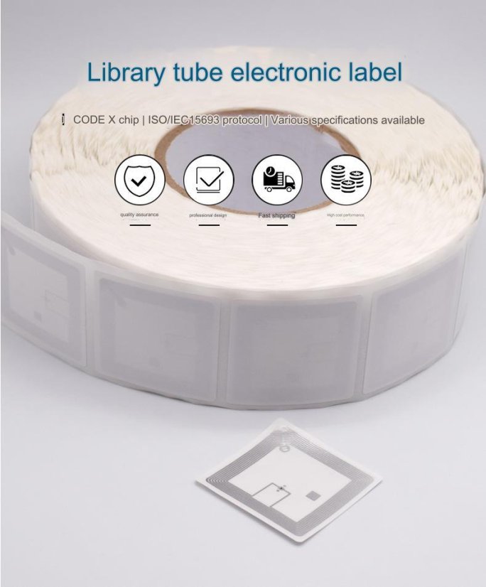 ICODE SLIX2 RFID nálepka 13.56MHz ISO15693