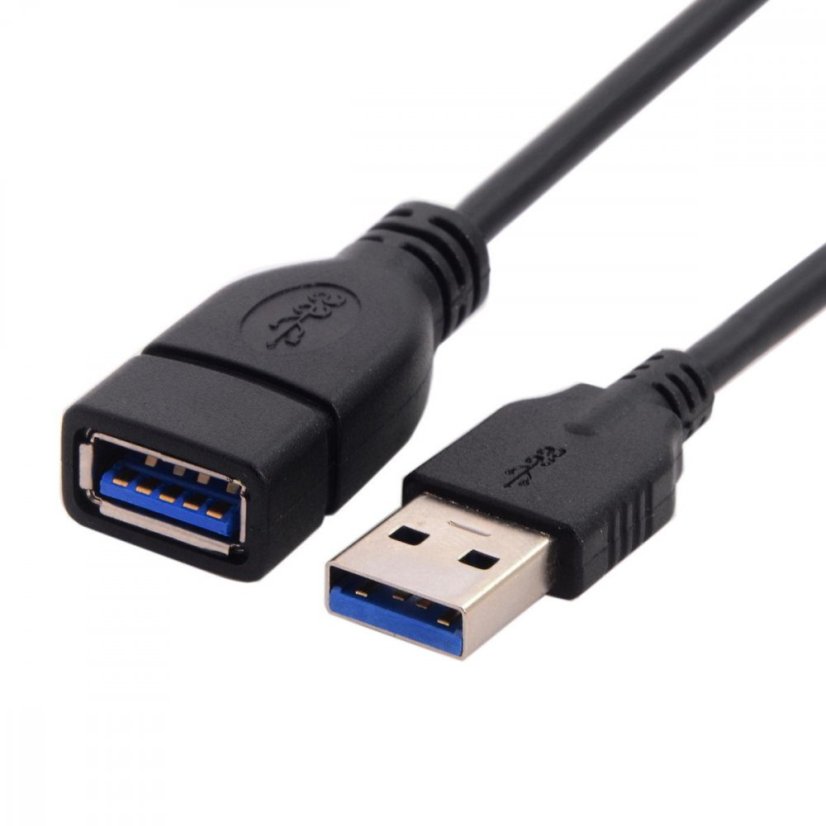 USB 3.0 A (M) - USB A (F) prodlužovací kabel, 30 cm