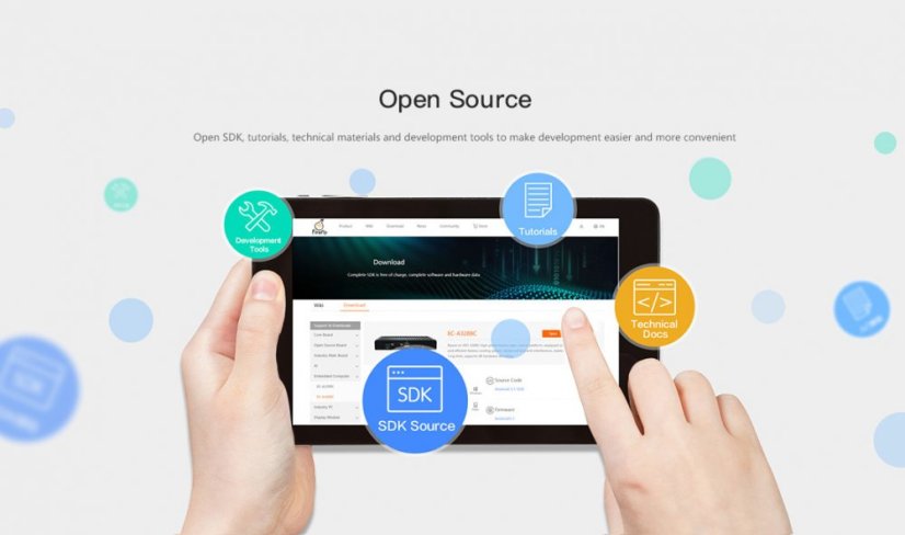Průmyslový Android ARM počítač EC-A3288C 2G/8G