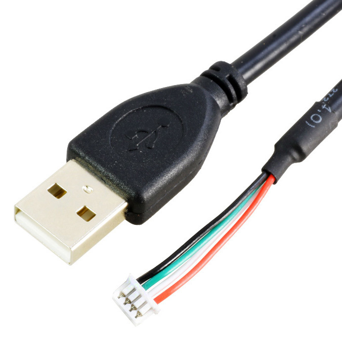 USB 2.0 Cable to PCB, 30 cm, 4P