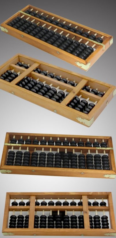 Luxury Wooden Chinese Abacus - Suanpan with 13 Columns