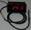 Vestavný LED digitální teploměr YM5135T-D s čidlem DS18B20