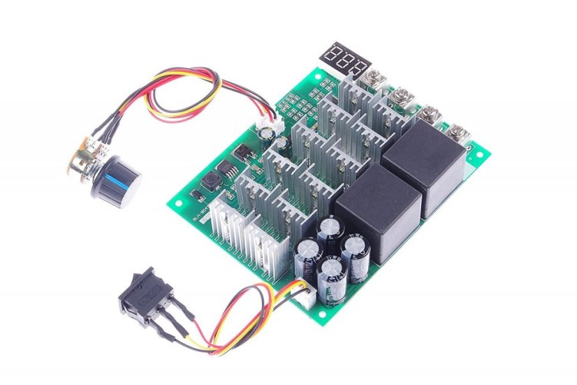 PWM DC 10V-55V 60A Regulátor otáček pro stejnosměrné motory