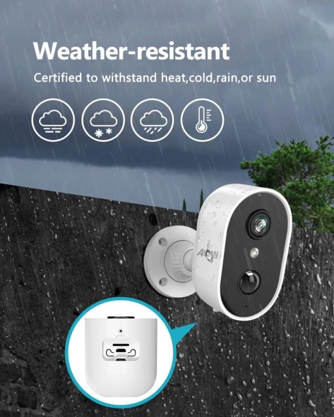 C2 Intelligent WiFi Wireless Camera with Battery 3MP
