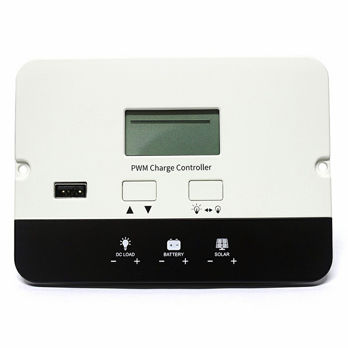 PWM solární regulátor nabíjení 10A pro vestavěnou instalaci 12-24V