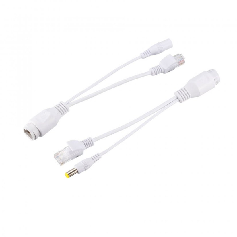 Pasivní Power Over Ethernet - univerzální sada PoE injector/splitter 12V-15V