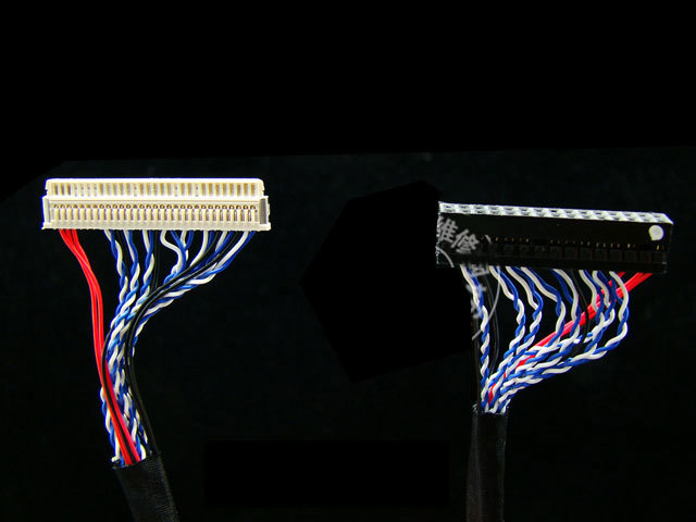 LVDS kabel FIX-30pin 2ch 6bit 400mm