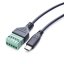 USB-C M na svorkovnici 5pin - šroubová svorka - kabel 30cm