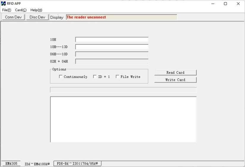 T-57 125KHz RFID USB Reader and Writer