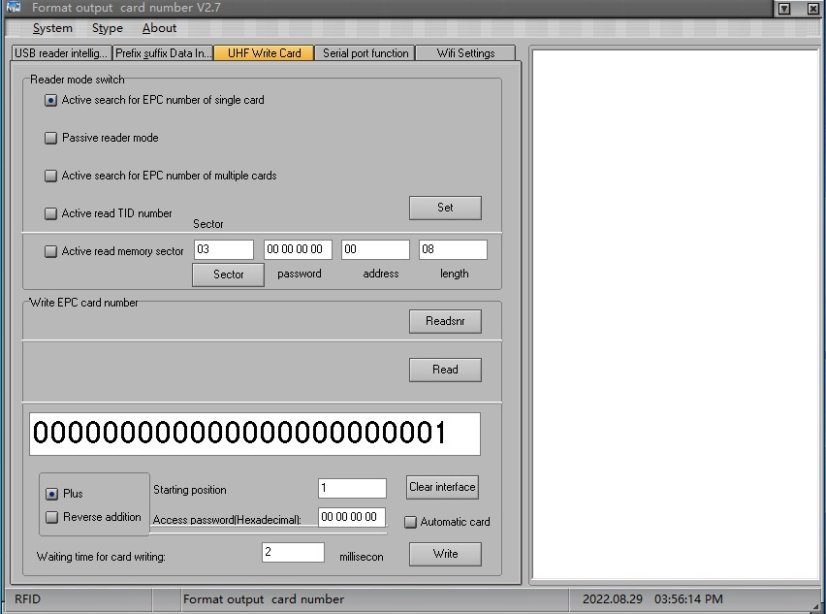 T-62 RFID UHD USB Reader and Writer
