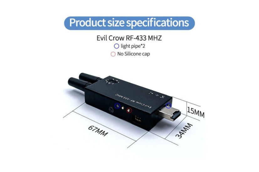 Evil Crow RF V2 - Radiofrekvenční Testovací Přístroj