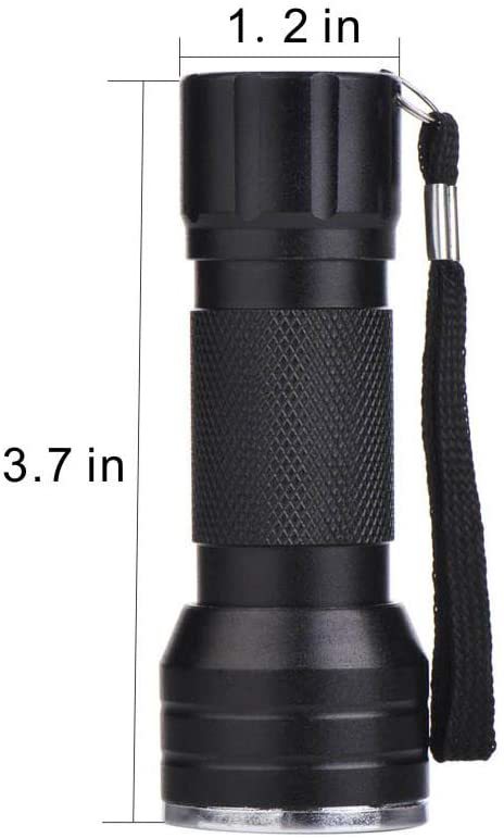 SV021 21 UV LED svítilna 2W - Účinná UV baterka s 21 LED diodami