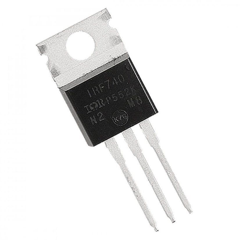 Tranzistor IRF740 N-MOSFET 400V, 10A, 125W, 0.55R (TO220)