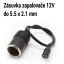 Redukce 12V zapalovače na jack 5.5 x 2.1mm