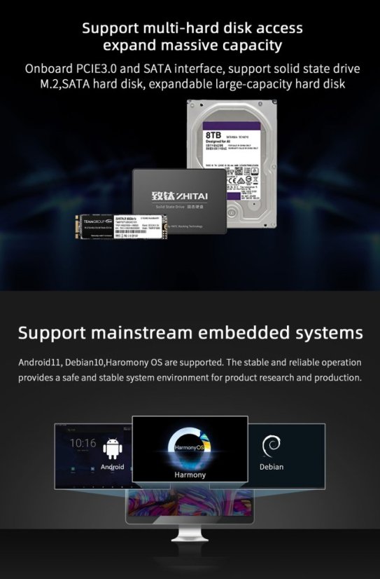 YY3568 Vývojová Deska ARM s RK3568