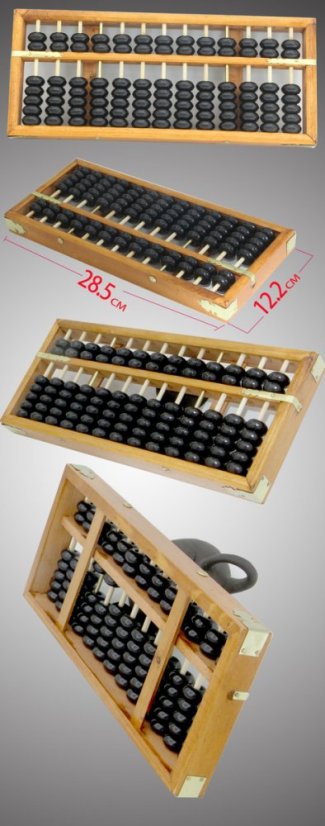 Luxury Wooden Chinese Abacus - Suanpan with 13 Columns
