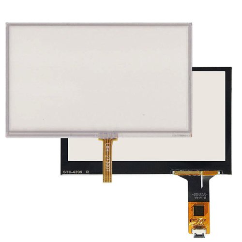 4,3" Dotykový Panel Digitizér 4Wire - Technologie dotyku: 4Wire Resistive