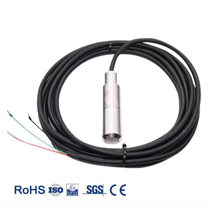 Průmyslová hydrostatická hladinová sonda CYB3120 4-20mA - Hloubka měření, kabel: 0-3m, 10m