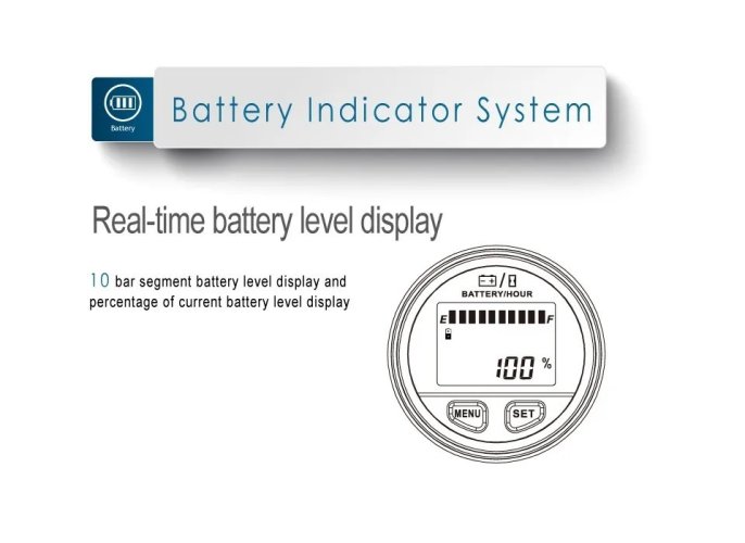 RL-BI012 Digitální Indikátor Stavu Baterie