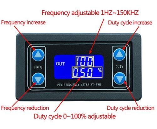 XY-PWM Signal Generator with LED Display