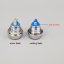 12mm, 3A, IP66, button switch – soldering - Color: Green, Material: Brass