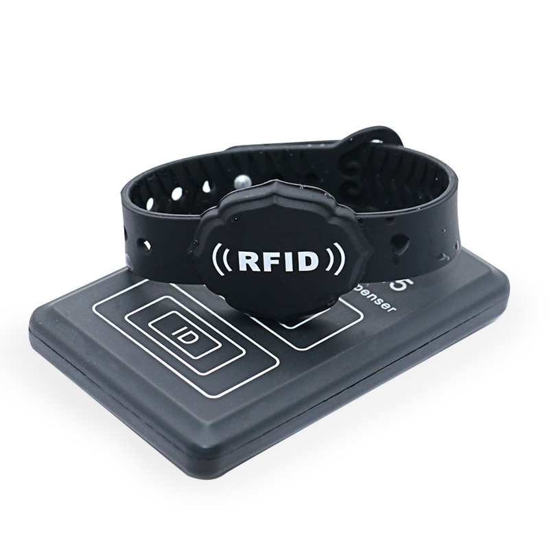 ID033 T5577 125kHz RFID Silikonový Náramek pro Polohování a Přístup - Barva: Modrá