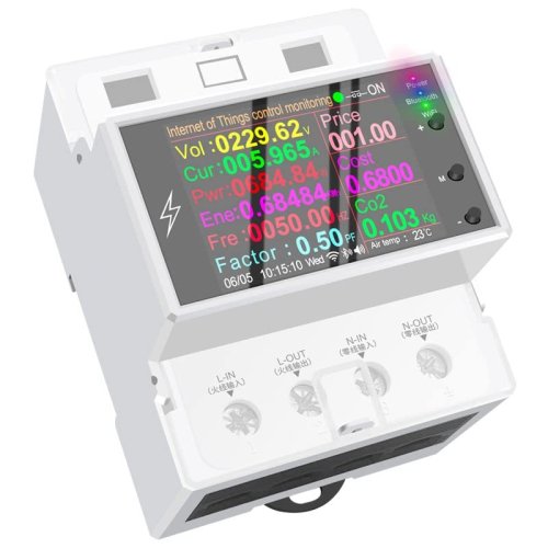 Chytrý WiFi elektroměr AC 220V 100A AT4P