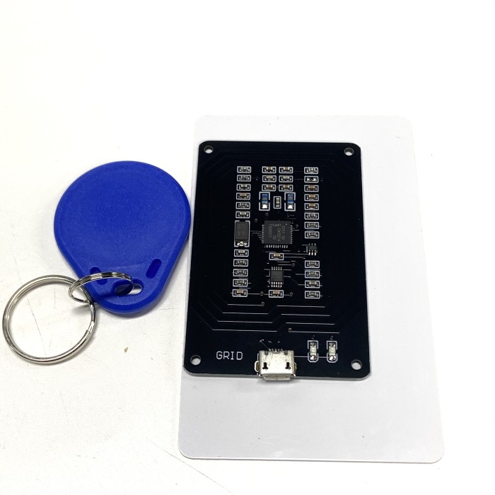13.56mHz RFID/NFC Mini PN532 sériový modul CH340 - Konektor: Micro USB