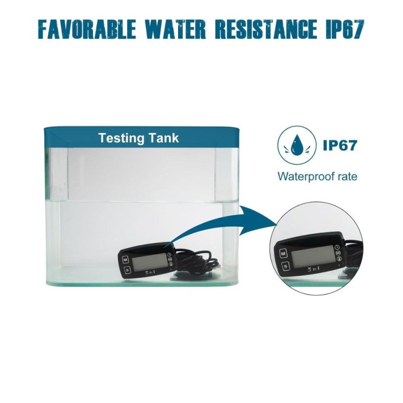 Digital Thermometer 3-in-1 RL-TM005 - Accurate Measurement and Engine Protection