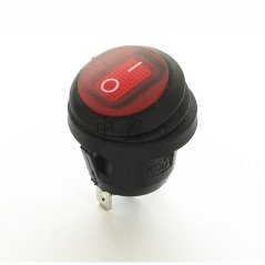 KCD1-2 Toggle Switch, On/Off, 250V/AC, 6A