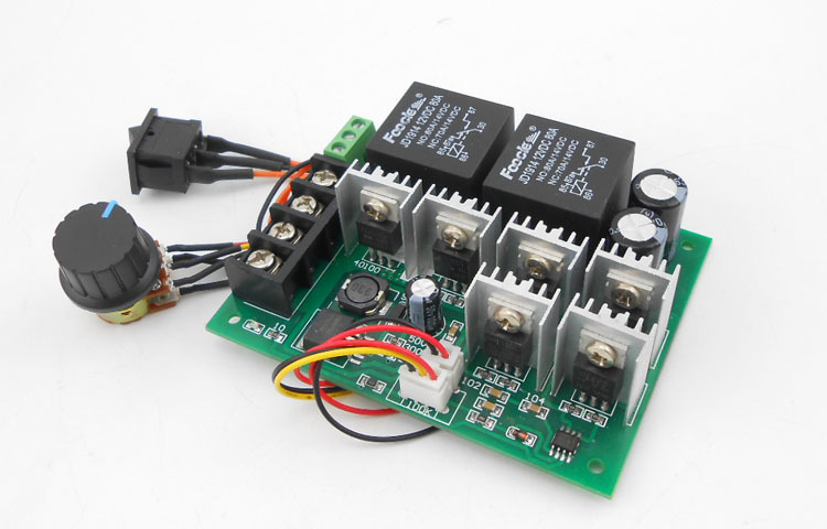 PWM DC 10V-50V 40A - Regulátor otáček pro stejnosměrné motory