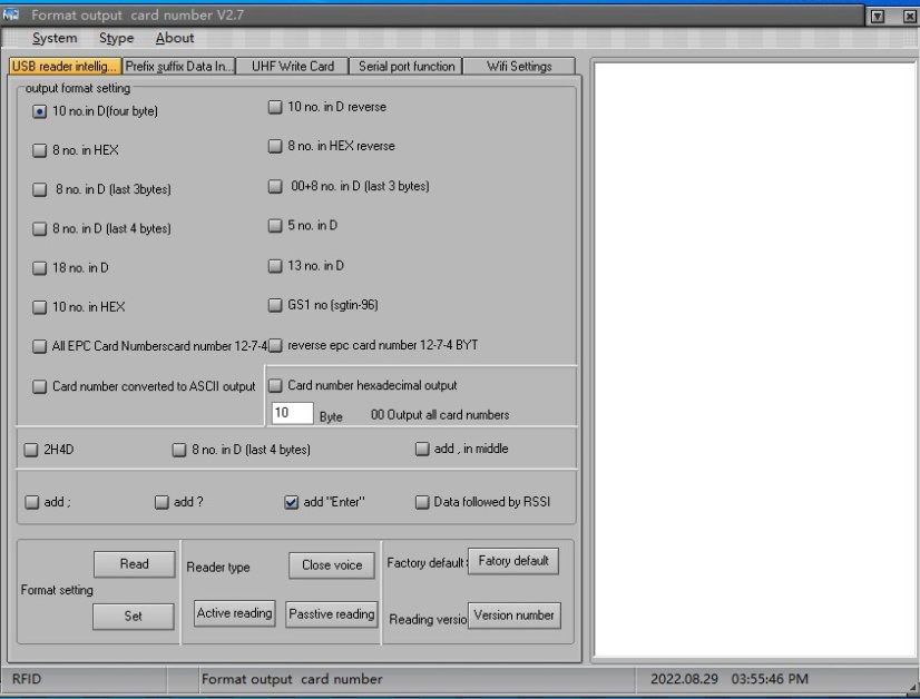 T-62 RFID UHD USB Reader and Writer