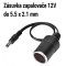 Kabelová redukce zapalovače 12V na 5.5 x 2.1mm jack samec