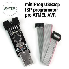 S51-ASP miniProg USBasp ISP programátor pro ATMEL AVR s ATmega8