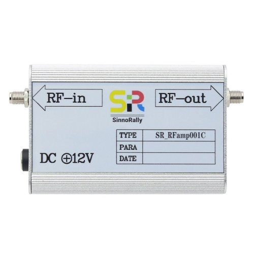 RFamp001C RF zesilovač 30dB, 9KHz-6GHz - Nízké šumy, EMC, EMI