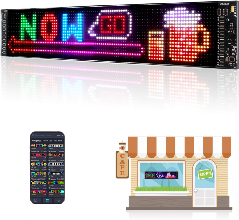 Flexibilní LED Značka pro Automobil s Bluetooth Ovládáním - Model: S1664