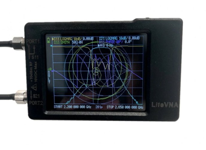 LiteVNA 6GHz Přenosný Vektorový Síťový Analyzátor